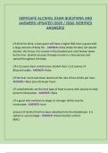 SERVSAFE ALCOHOL EXAM QUESTIONS AND   ANSWERS UPDATED &lpar;2025 &sol; 2026&rpar; &lpar;VERIFIED   ANSWERS&rpar;