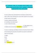 ATI NURSING CARE OF CHILDREN PROCTORED WITH     &lpar;NGN&rpar; EXAM QUESTIONS WITH CORRECT ANSWERS  GUARANTEED PASS 2025&sol;2026