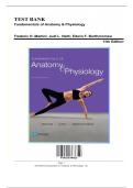 Test Bank for Fundamentals of Anatomy & Physiology&comma; 11th Edition &lpar;Frederic Martini&comma; Judi Nath&comma; Edwin Bartholomew&rpar;&comma; Latest UpdatedTest Bank for Fundamentals of Anatomy & Physiology&comma; 11th Edition &lpar;Frederic Martini&comma; Judi Nath&comma; Edwin Bartholomew&rpar;&comma; Latest Upda