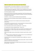 SCOM Test 1 Questions with Correct Answers Latest Update 2025-2026