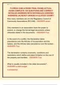 FLORIDA CAM LICENSE FINAL EXAM&vert;&vert; ACTUAL  EXAM COMPLETE 100 QUESTIONS AND CORRECT  DETAILED ANSWERS WITH RATIONALES &lpar;VERIFIED  ANSWERS&rpar; &vert;ALREADY GRADED A&plus;&vert;&vert;LATEST EXAM&excl;&excl;&excl;
