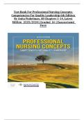 Test Bank For Professional Nursing Concepts&colon; Competencies For Quality Leadership 6th Edition By Anita Finkelman&comma; All Chapters 1-14&comma; Latest Edition 2025&sol;2026&vert;Graded A&plus;&vert;Guaranteed Pass