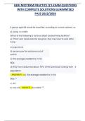 GERI MIDTERM PRACTICE Q'S EXAM QUESTIONS   WITH COMPLETE SOLUTIONS GUARANTEED  PASS 2025&sol;2026