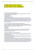 ISTQB PRACTICE EXAM 3 QUESTIONS AND ANSWERS