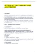 ISTQB PRACTICE EXAM QUESTIONS AND ANSWERS