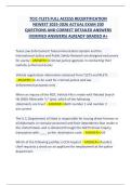 TCIC-TLETS FULL ACCESS RECERTIFICATION  NEWEST 2025-2026 ACTUAL EXAM 200  QUESTIONS AND CORRECT DETAILED ANSWERS  &lpar;VERIFIED ANSWERS&rpar; ALREADY GRADED A&plus;