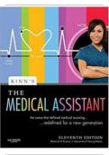 Test Bank- Kinn's The Medical Assistant&colon; An Applied Learning Approach 11th Edition &lpar; Brigitte Niedzwiecki &comma; 2026&rpar; All Chapters 1-58&vert; Latest Edition