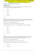 Test Bank - Physical Examination and Health Assessment&comma; 4th Canadian Edition &lpar;Jarvis&comma; 2024&rpar;&comma; Chapter 1-31 &vert; All Chapters