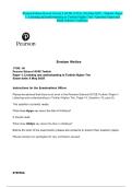 Pearson Edexcel Level 1&sol;Level 2 GCSE &lpar;1TU0&lowbar;1H&rpar; May 2025 - Turkish&colon; Paper 1&colon; Listening and understanding in Turkish Higher Tier - Question Paper and Mark Scheme Combined