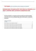 TEST BANK APEA 3p EXAM SOLUTION VERSION 1 BLUEPRINT    NURSING MISC 3P EXAMS LATEST 2023-2024 ALL VERSION1&comma;2&comma;3&comma;4  AND 5 &vert;VERIFIED 100&percnt; ACCURATE GUARANTEED PASS