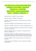 UTA NURS 5334 EXAM QUESTIONS WITH CORRRECT SOLUTIONS&vert;&vert;ALREADY GRADED A&plus;&vert;&vert;UPDATED 2025&sol;2026&vert;&vert;100&percnt; GUARANTEED PASS&vert;&vert;<<NEWEST VERSION>>&vert;&vert;