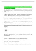 ASHA SLPA Certification Study Guide Part 3 Exam Questions And Answers Latest Graded A&plus;