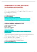 NUR1025 Midterm Exam 2025 &ndash; Correct Detailed Solutions