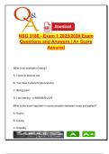 NSG 3180 Exam Prep &lpar;40&plus; Questions&rpar; &ndash; Communication&comma; Ethics&comma; SBAR&comma; Safety Culture