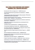 USLA FINAL EXAM QUESTIONS AND CORRECT ANSWERS 100&percnt; VERIFIED 2026-2027&excl;&excl;