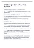 CRJ Final Questions with Verified Answers