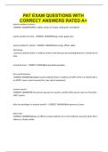 PAT EXAM QUESTIONS WITH CORRECT ANSWERS RATED A&plus;&period;pdf