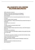 USLA EXAM WITH 100&percnt; VERIFIED SOLUTIONS 2026 UPDATE&excl;&excl;