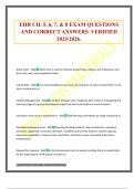 EHR CH&period; 5&comma; 6&comma; 7&comma; & 8 EXAM QUESTIONS AND CORRECT ANSWERS&period; VERIFIED 2025&sol;2026