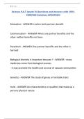 Science P&period;A&period;T &lpar;grade 9&rpar; Questions and Answers with 100&percnt; VERIFIED Solutions UPDATED&excl;&excl;&excl;&period;