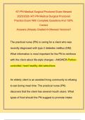 ATI PN Medical Surgical Proctored Exam Newest  2025&sol;2026 &sol;ATI PN Medical Surgical Proctored  Practice Exam With Complete Questions And 100&percnt;  Correct  Answers &vert;Already Graded A&plus;&vert;Newest Versions&excl;&excl; 