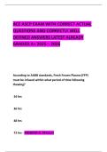 ACE ASCP EXAM WITH CORRECT ACTUAL QUESTIONS AND CORRECTLY WELL DEFINED ANSWERS LATEST ALREADY GRADED A&plus; 2025 &ndash; 2026