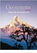 Test bank on Geosystems&colon; An Introduction to Physical Geography&comma; 4th edition  by Robert W&period; Christopherson 