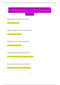 AMCA EKG Questions and Answers &vert; Latest Version &vert; 2025&sol;2026 &vert; Correct &  Verified