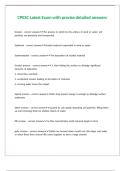 CPESC Latest Exam with precise detailed answers