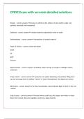 CPESC Exam with accurate detailed solutions