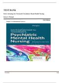 Test Bank for Davis Advantage for Townsend's Psychiatric Mental Health Nursing&comma; 11th Edition Eleventh Edition by Karyn I&period; Morgan &vert;ISBN&colon; 9781719648240&vert; Guide A&plus;