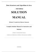 Solutions Manual — Data Structures and Algorithms in Java, 6th Edition — Michael T. Goodrich & Roberto Tamassia — ISBN 9781118771334 — (All Chapters Covered 1–15)