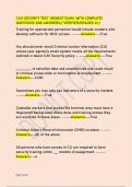 CJIS SECURITY TEST NEWEST EXAM WITH COMPLETE  QUESTIONS AND ANSWERS&sol;&sol; VERIFIED&sol;GRADED A&plus;&sol;