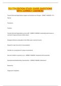 TCI 7TH EDITION STUDY GUIDE QUESTIONS WITH CORRECT ANSWERS 100% VERIFIED 