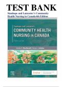 TEST BANK STANHOPE AND LANCASTER'S COMMUNITY HEALTH NURSING IN CANADA 4TH EDITION SANDRA A&period; MACDONALD&comma; AND SONYA L&period; JAKUBEC &vert; ALL CHAPTERS &vert; NEW VERSION&vert;
