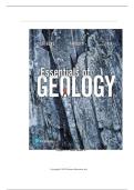TEST BANK FOR Essentials of Geology 13th Edition by Frederick Lutgens&comma; Edward Tarbuck&comma; Dennis Tasa ISBN&colon; 978-0134446622 COMPLETE GUIDE ALL CHAPTERS COVERED 100&percnt; VERIFIED 
