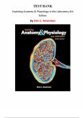 Exploring Anatomy & Physiology in the Laboratory – 4th Edition – Erin Amerman – Complete Test Bank (Chapters 1–29)