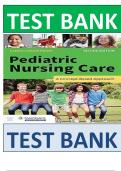 Test Bank for Pediatric Nursing Care&colon; A Concept-Based Approach 2nd Edition by Luanne Linnard-Palmer &vert;ISBN&colon; 9781284262179&vert; Guide A&plus;