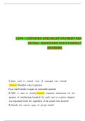 CSPR - CERTIFIED SPECIALIST PAYMENT REP &lpar;HFMA&rpar;  QUESTIONS WITH CORRECT ANSWERS