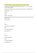 SAS- FINAL EXAM QUESTIONS WITH VERIFIED SOLUTIONS LATEST 2025-2026