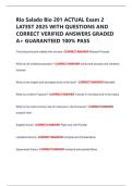 Rio Salado Bio 201 ACTUAL Exam 2  LATEST 2025 WITH QUESTIONS AND  CORRECT VERIFIED ANSWERS GRADED  A&plus; GUARANTEED 100&percnt; PASS 