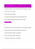 Security Class D Module 1-3 Exam questions and correct answers Latest update 2025-2026