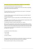 SAS CHAPTER 1 AND 2 PRACTICE QUESTIONS WITH VERIFIED SOLUTIONS GRADED A&plus;