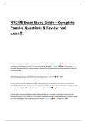NRCME Exam Study Guide &ndash; Complete Practice Questions & Review REAL EXAM&excl;&excl;&excl;