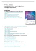   Test Bank for Hamric and Hanson&rsquo;s Advanced Practice Nursing An Integrative Approach 6th Edition by Mary Fran Tracy&comma; Eileen T&period; O'Grady&comma;All Chapters covered  1-24&comma; Graded A&plus;