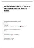 NRCME Examination Practice Questions &ndash; Complete Study Guide 2025 REAL EXAM&colon;