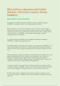 RICA SubTest 2 Questions and Verified Solutions 100&percnt; Correct Answers Already Graded A&plus;