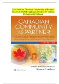 Test Bank for Canadian Community as Partner&colon; Theory & Multidisciplinary Practice &lpar;5th Edition&comma; Ardene R&period; Vollman&rpar; &ndash; Complete Exam Preparation Material