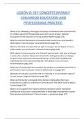 LESSON 8&colon; KEY CONCEPTS IN EARLY CHILDHOOD EDUCATION AND PROFESSIONAL PRACTICE&period;