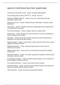 IAED ETC CERTIFICATION TEST QUESTIONS
